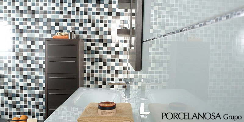 Mosaik von Fliesen Ecker