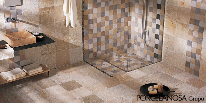 Mosaik von Fliesen Ecker