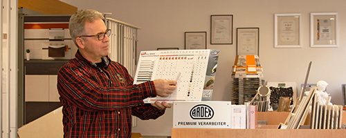 Service rund um Verkauf und Verlegung von Fliesen